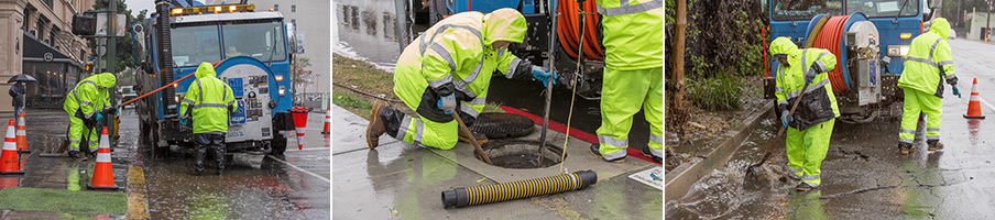 wet weather prep storm collage