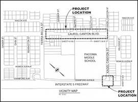 Green Street - Laurel Canyon - Map