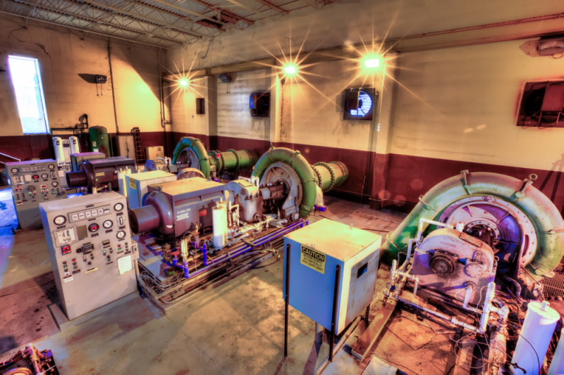 Machinery at TI Plant 