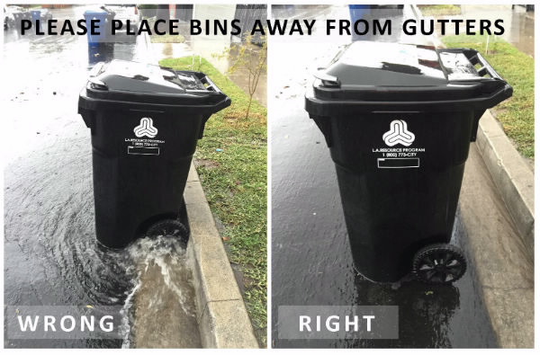 trash can rain
